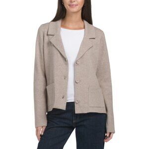 TAHARI Cobblestone Double Knit Blazer